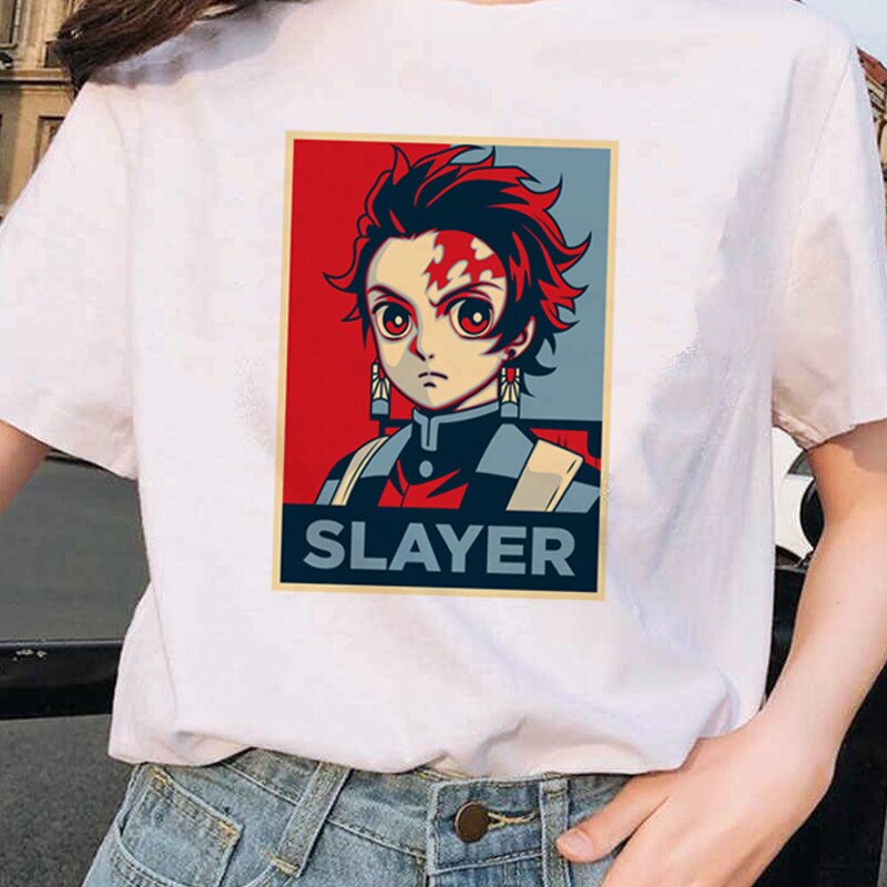 Demon Slayer T Shirt Kawaii Cartoon Blade of Ghost Graphic T-shirt Kimetsu No Yaiba Anime Demon Blade Cool Tshirt XS-3XL