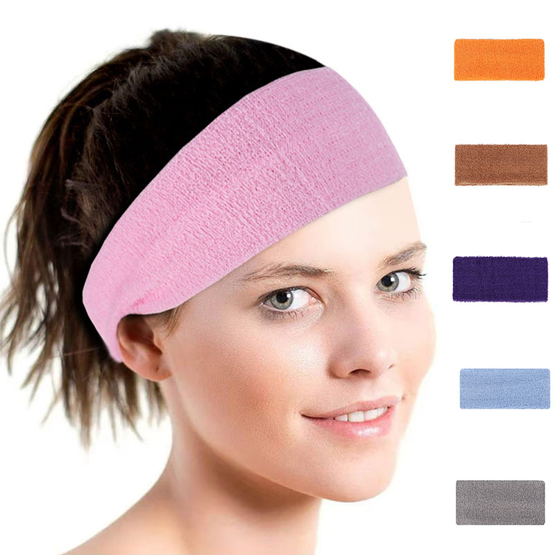 Wide Stretch Hairband Women Soft Headwraps Sports Headband Yoga Sweatband Turban Hair Band Candy Color Elastic Hair Accessories