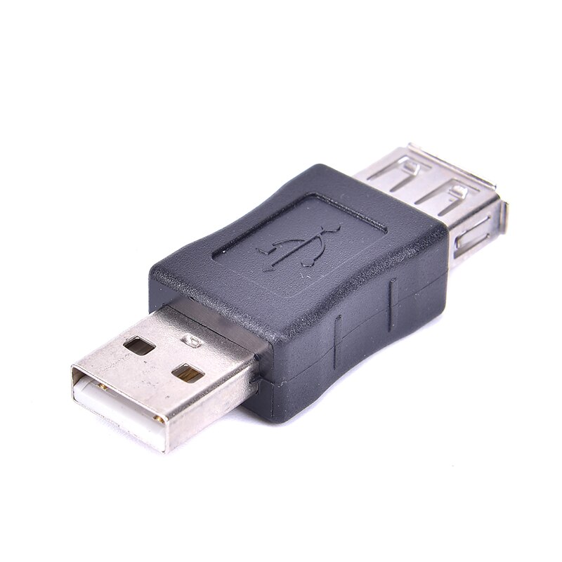 USB Adapter Converter Male to Female Connector Adapter USB Gadgets Black