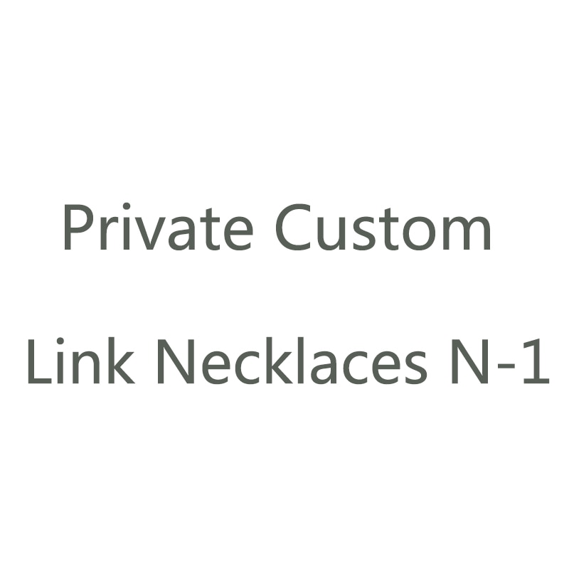 Private custom link Necklaces N-1