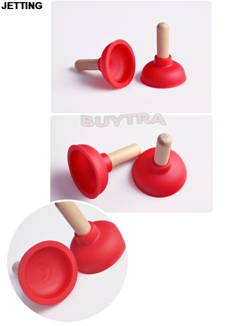 6PCS BEST Light 6X Plunger Holder Sucker Toilet Type Wood Stand For Cell Phone Drop Shipping