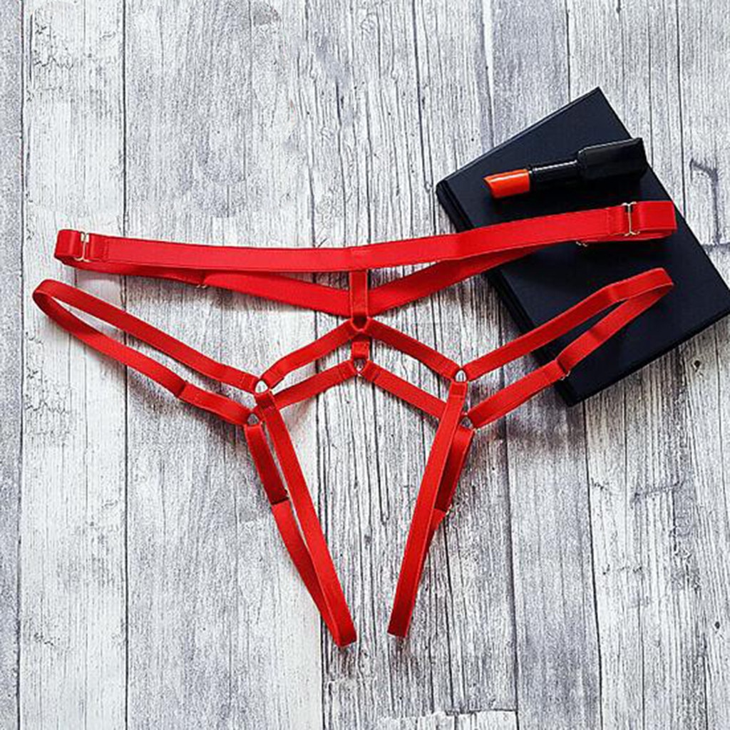 Erotic BDSM Sex Toys For Women Couples Bondage Adult Game Restraint Handcuffs Sextoy Femme Lingerie Red Panty Set Accessories