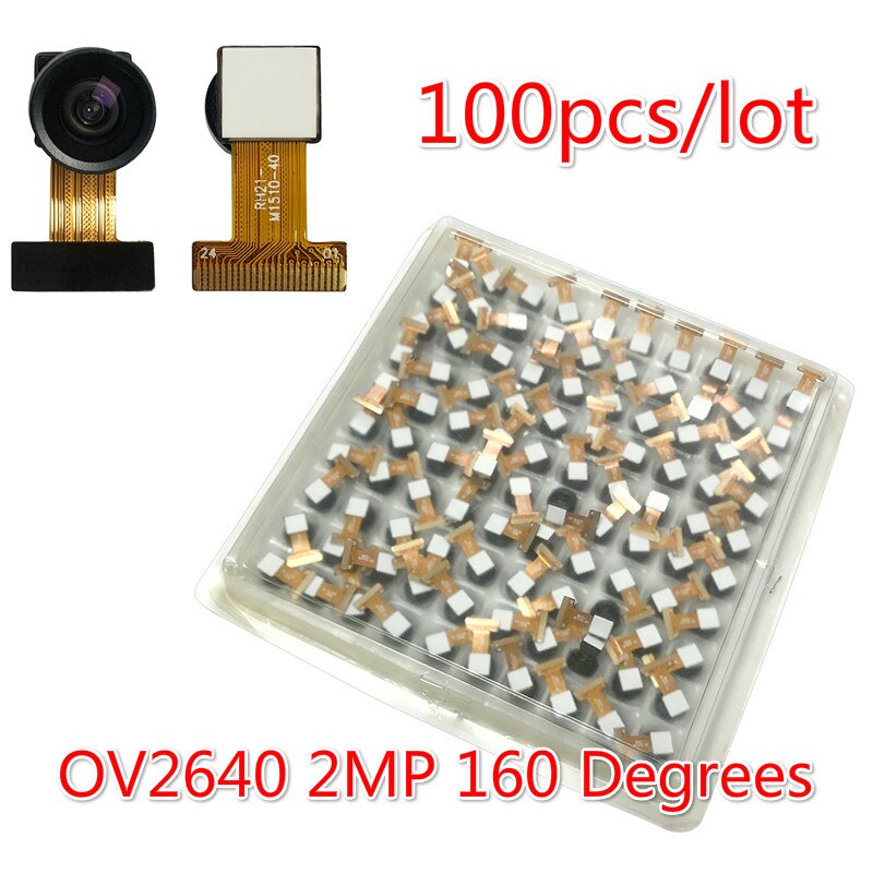 100pcs 160 Degrees OV2640 2MP Camera for ESP32 CAM Camera Module Wide-angle Camera OV 2640 2 Million Pixels Free Shipping