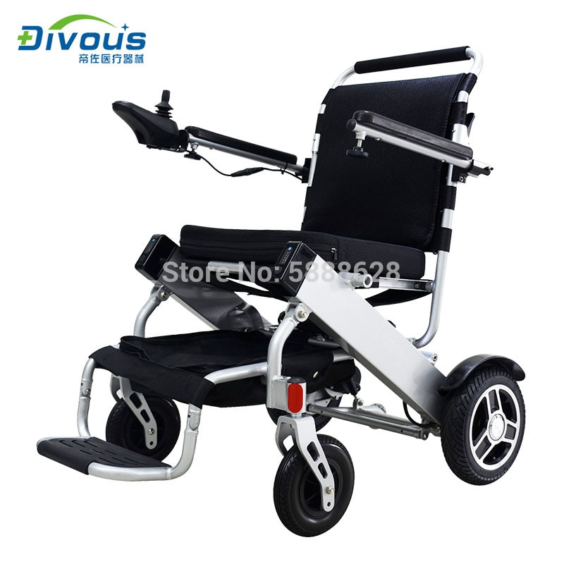 2021 fashion gift Aluminum Folding stair climbing powerful electric wheelchair with lithium battery