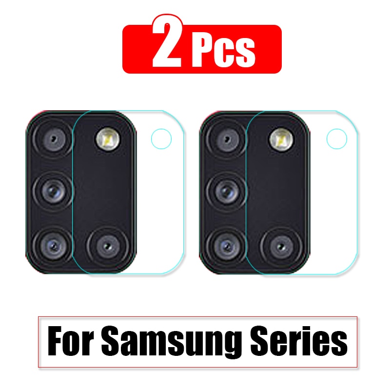 2 Pcs Camera Protective Glass For Samsung Galaxy M51 2020 M31 M31S M30 M20 M11 A11 A20E A21 A21S A30S A31 A41 A42 A51 A70S A71