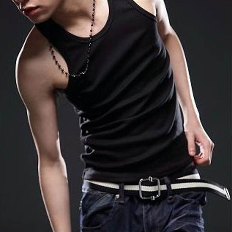 2020 Hot Selling New Arrivals Men Summer Tank Top Bodybuilding Sleeveless Brand Casual Shirts Gyms Vest Tank Top 3XL