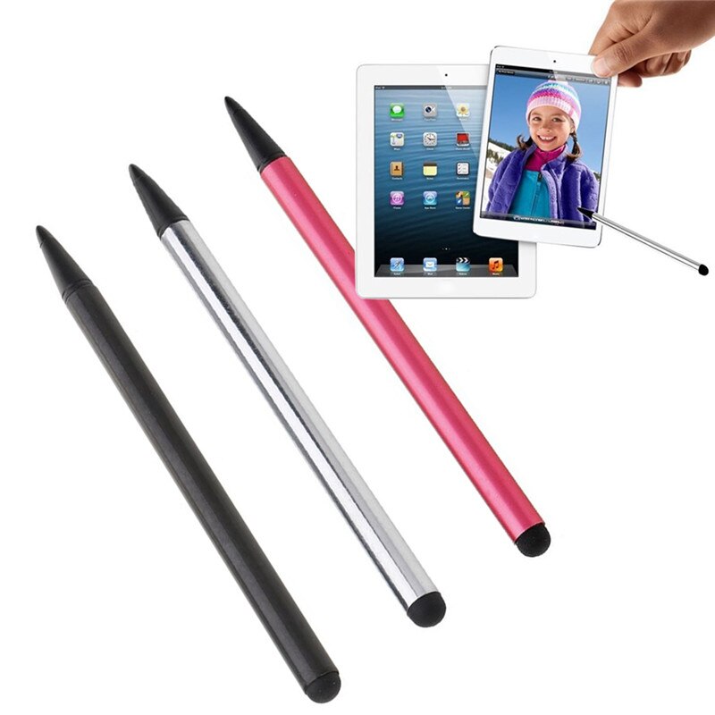 2 in 1 Touch Screen Stylus Pen Ballpoint for Phone Tablet Smartphone New