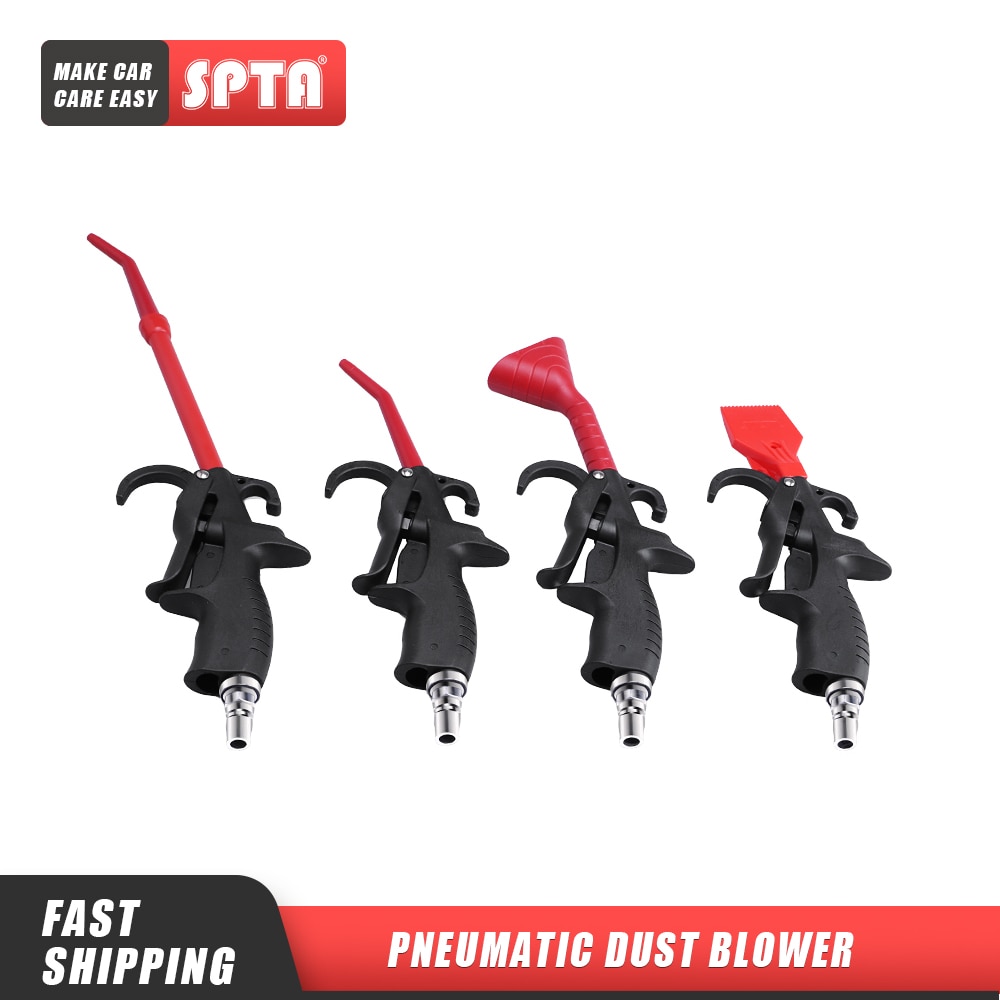 SPTA Plastic Steel High Pressure Dust Blow Gun Air Gun Air Blow Gun Air Jet Gun Engine Cleaning Tool For Car
