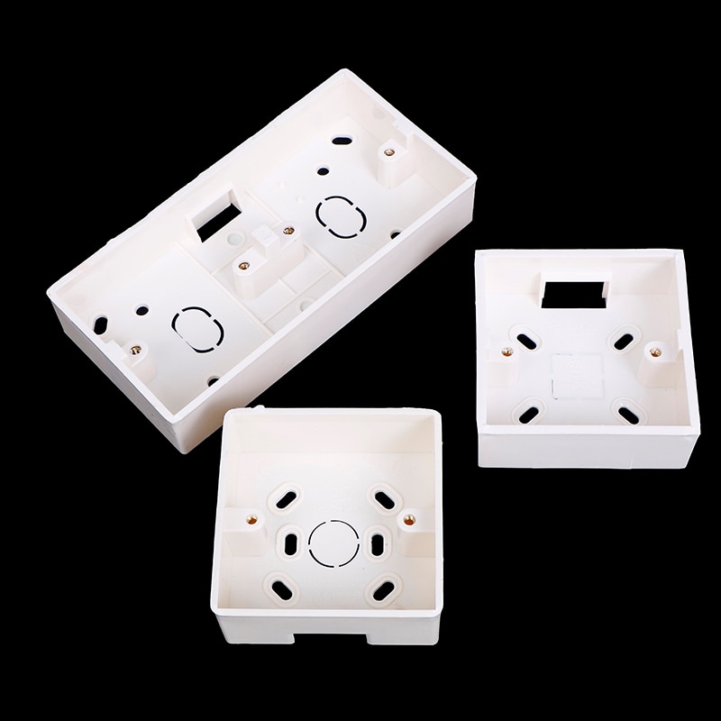 External Mounting Switch Box 86 Type Double Switches or Sockets Apply For Any Position of Wall Surface