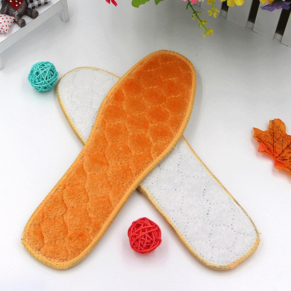 Winter Woman Shoes Soles Pad Thick Insoles Heated Thermal Fashion Shoes Insert Pads Unisex Men Warmer Insoles