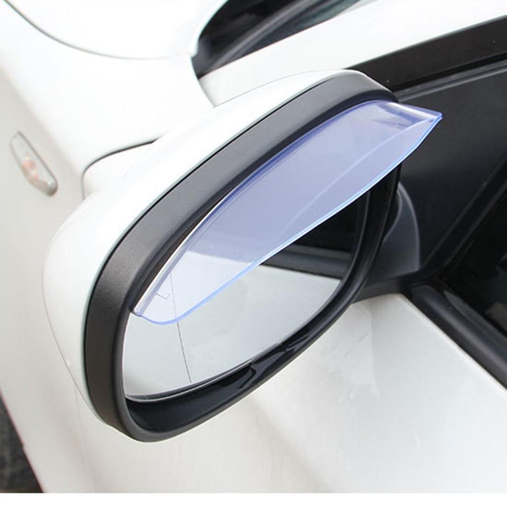 1 Pair Of Car Rearview Mirror Shelters Rainproof Mirrors Rain And Rain Eyebrows Three-dimensional Convex Design