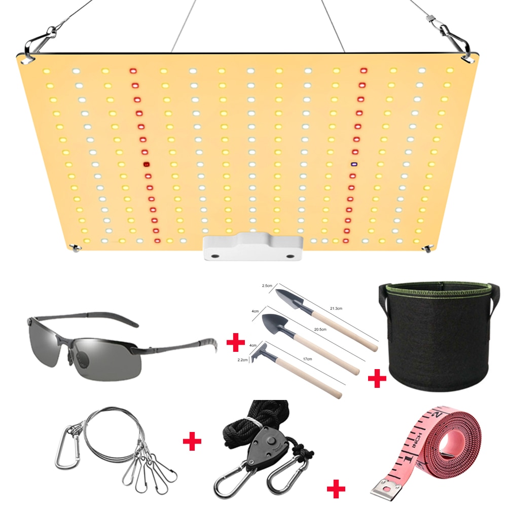 Samsung LM281b+ Diodes Quiet Fanless Full Spectrum 600W LED Grow Light High PPFD for 2x3FT Tent for Seedling, Veg and Blooming