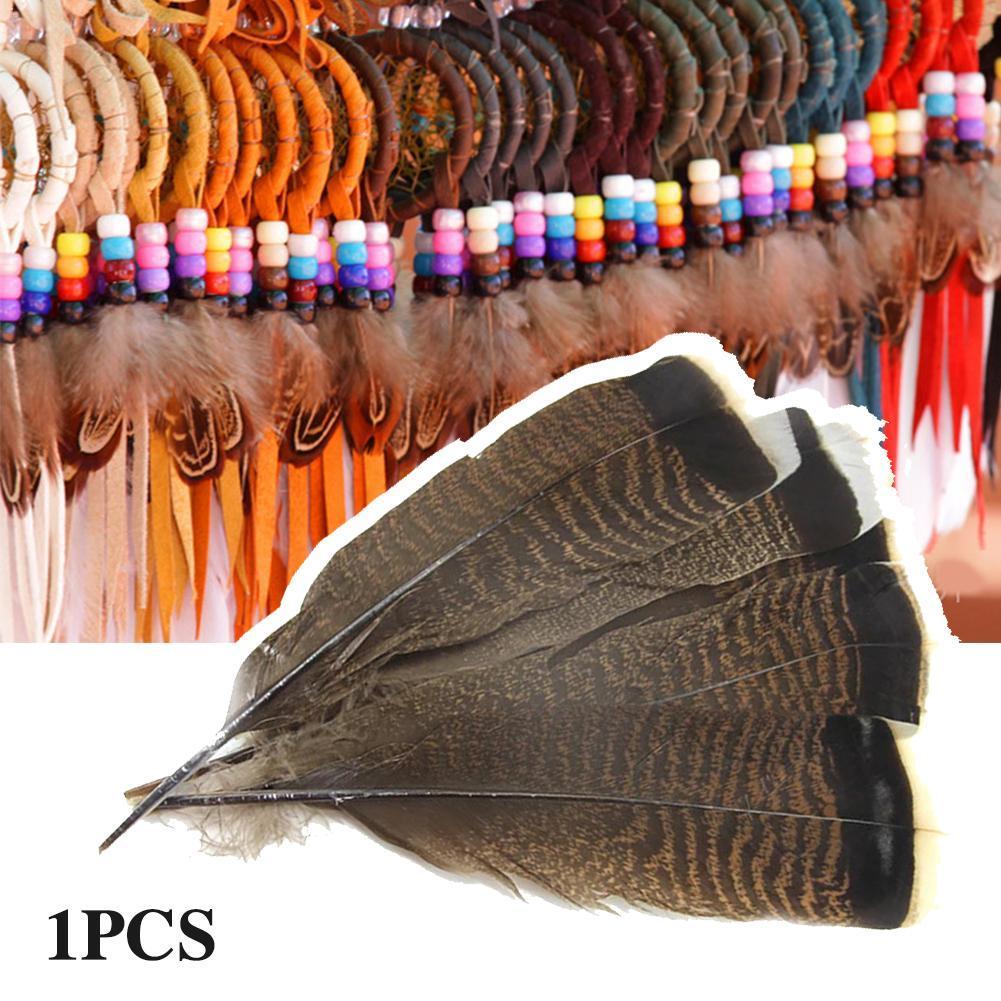 Turkey Flower Tail Hair Natural Feather DIY Handmade Color Friendly Feather Environmentally Turkey X5L8