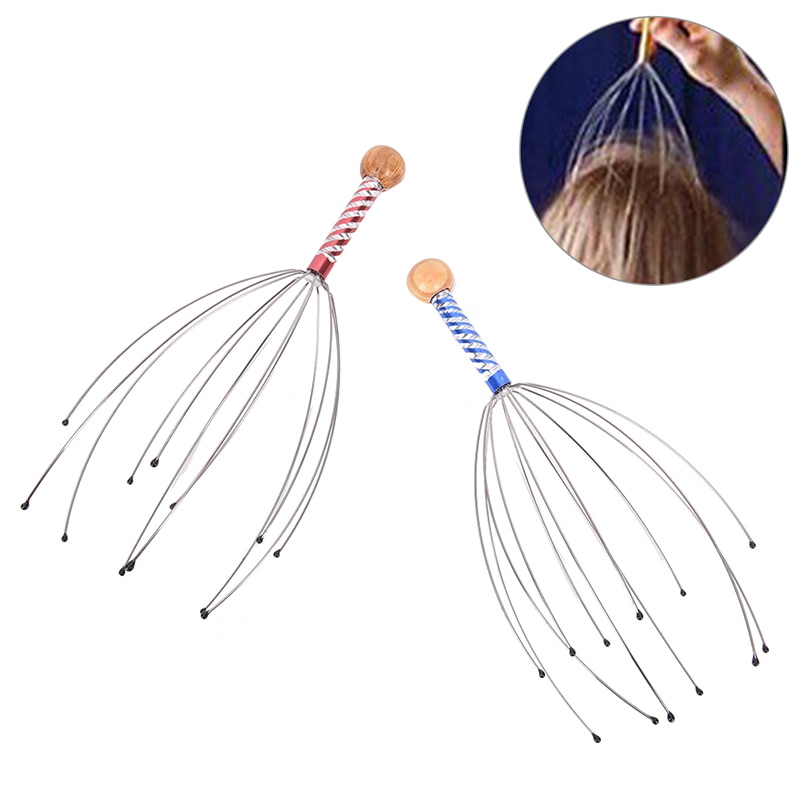 1pcs Or 2pcs Octopus Head Scalp Neck Equipment Stress Release Body Massager Provides Deep Relaxation Scalp Massager Random Color