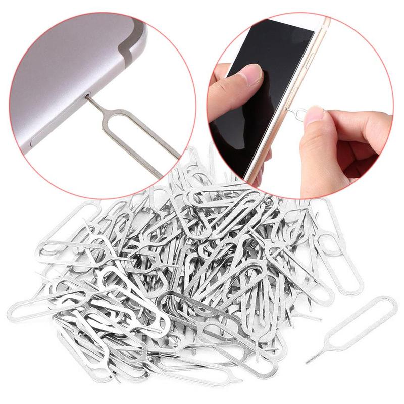 1pc Sim Remover Card Tray Eject Tool Pin Key Needle For Smarphone