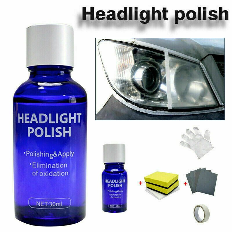 Car Hardness Headlight Lens Restoration Kit Headlight Repairing Tool Rearview Coating Headlight Polishing Anti-scratch Liquid