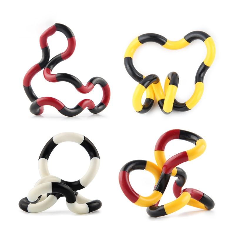 2PCS Fidget Anti Stress Toy Twist Adult Decompression Toy Child Deformation Rope Perfect for Stress kid to Play Toy DropShipping