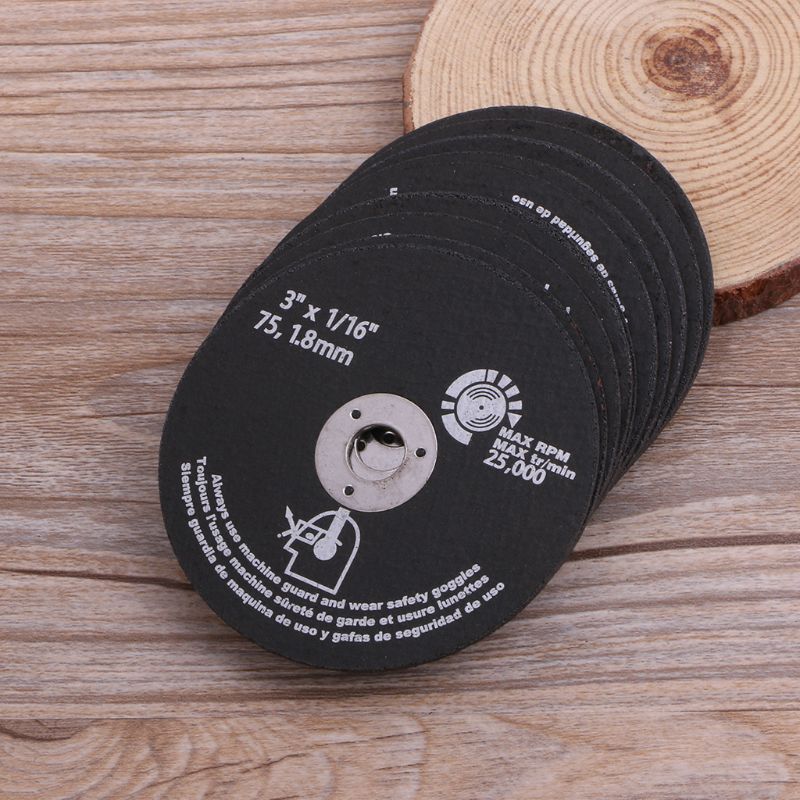 10pcs Circular Resin Grinding Wheel Saw Blades Cutting Wheel Disc For Metal Cutting