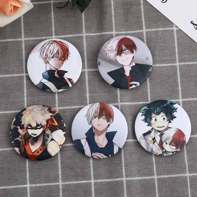 Creative My Hero Academia Brooch Badge New Emblem Fans Pin Gift Cosplay Button