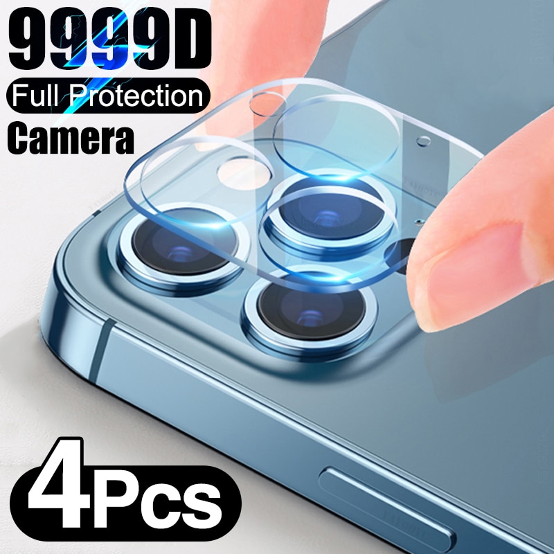 4PCS Camera Protective Glass On For iPhone 12 Pro Max 12 Mini Tempered Screen Protector For iPhone 12 11 Pro Max 11 Lens Glass