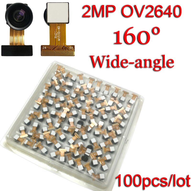 100pcs OV2640 2MP Camera 160 Degrees Cameras for ESP32 CAM Module Wide-angle 2 Million Pixels Camera Wholesale