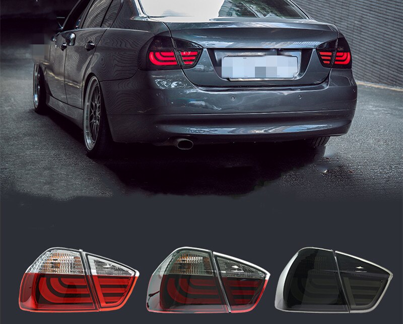 eOsuns Led rear bumper light brake lights turn signals tail lamp assembly for BMW 3 series 318i 320 325 2005-2008