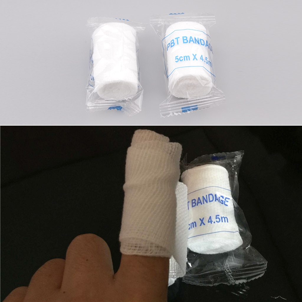 Brand New and High Quality 1 Roll Gauze Bandage Medical Grade Sterile First Aid Wound Dressing Stretched