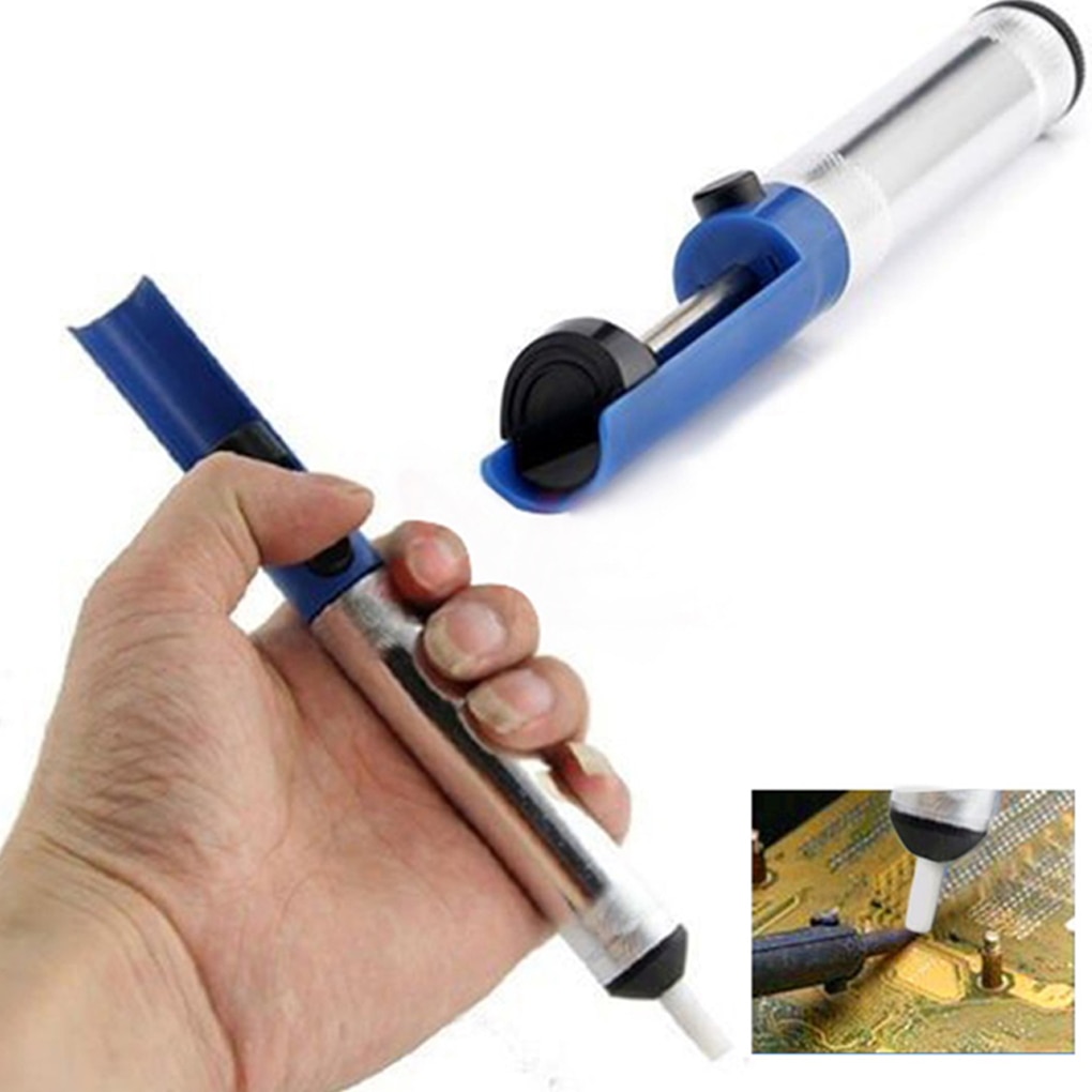 Aluminum Metal Desoldering Pump Suction Tin Soldering Sucker Pen Removal Vacuum Soldering Iron Desolder Tools