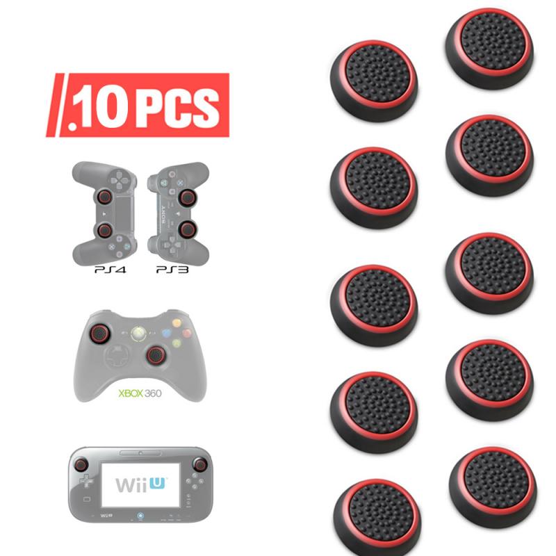 4/10PCS Thumb Stick Covers Grips Caps Non-slip Waterproof Silicone Analog Joystick Thumbstick Grip For PS3 PS4 Game Accessories
