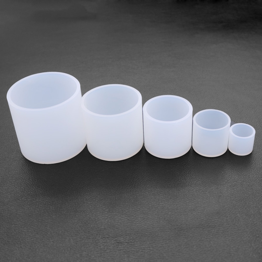 Cylindrical Candle Mould 3d Handmade Silicone Mold Wax Modeling Small Craft Flower Planter Concrete Cement Clay Molds