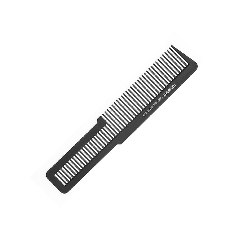 Antistatic Professional Hair Comb Hard Carbon Flat Head Cutting Combs for Salon Styling Sectioning Haircut Tool