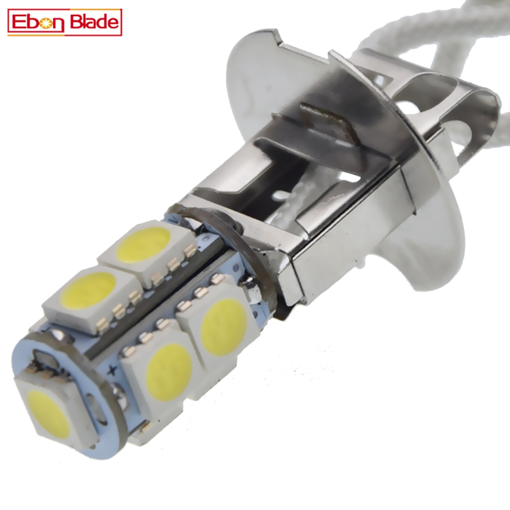 1/2 Pcs H3 LED Bulb 5050 9SMD White 6000K For Car Auto Fog DRL Driving Light Or Flashlight Torches Head Lamp PK22S 6V 6 Volt DC