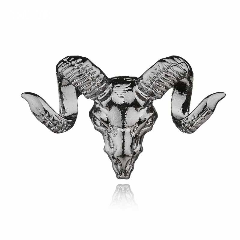 2021 Fashion Retro Sheep Head Brooches Collar Pin Accessories Unisex Luxury Badge Brooch Pins Christmas Gift for Women&Men