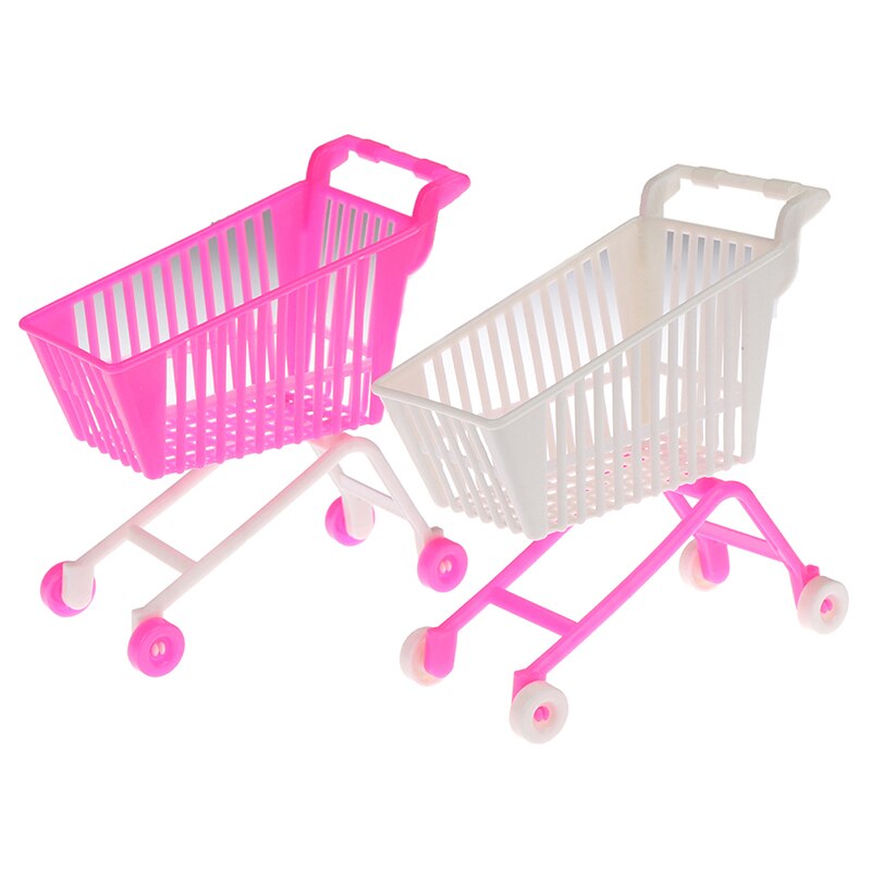 1pcs Children's Toys Mini Shopping Cart Toy Doll Accessories Gifts For Kids