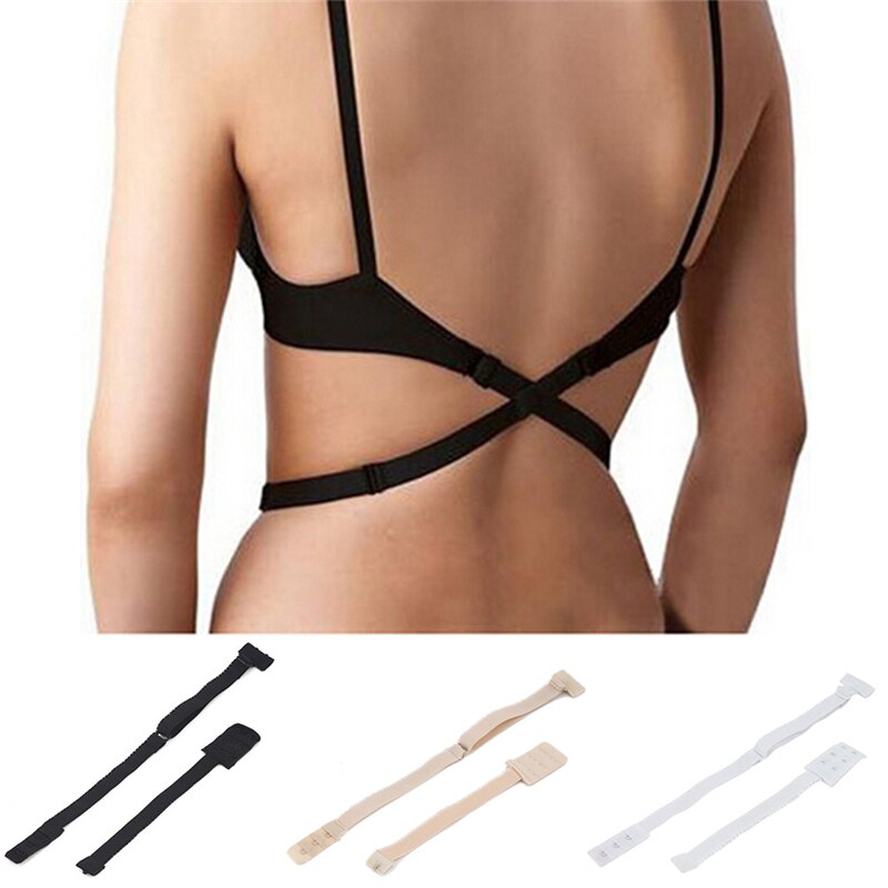 1PC 3 Colors Adjustable Extender Hook Low Back Backless Bra Strap Adapter Converter Fully Extender Hook Underwear Accessories