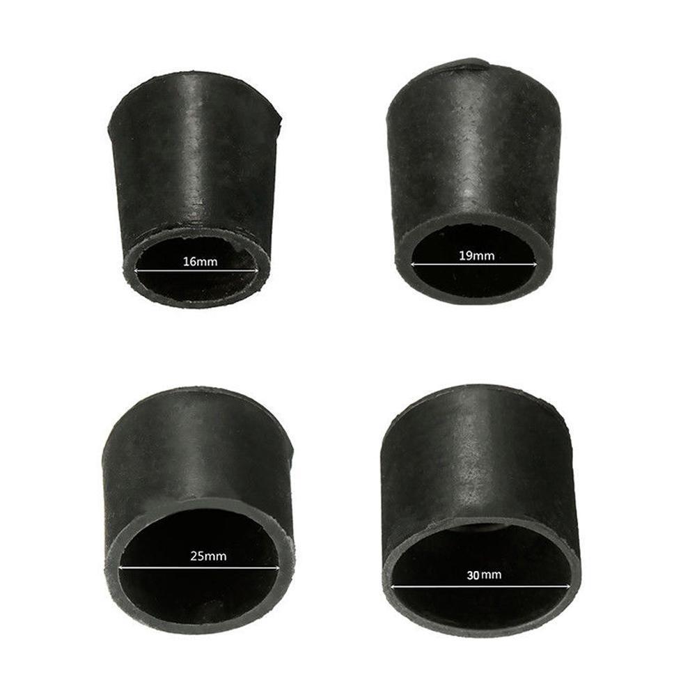 PE Plastic Round Chair Leg Caps Covers Rubber Feet 25mm, Pad Table 19mm, Protector Covers 16mm, Furniture 30mm P9F3