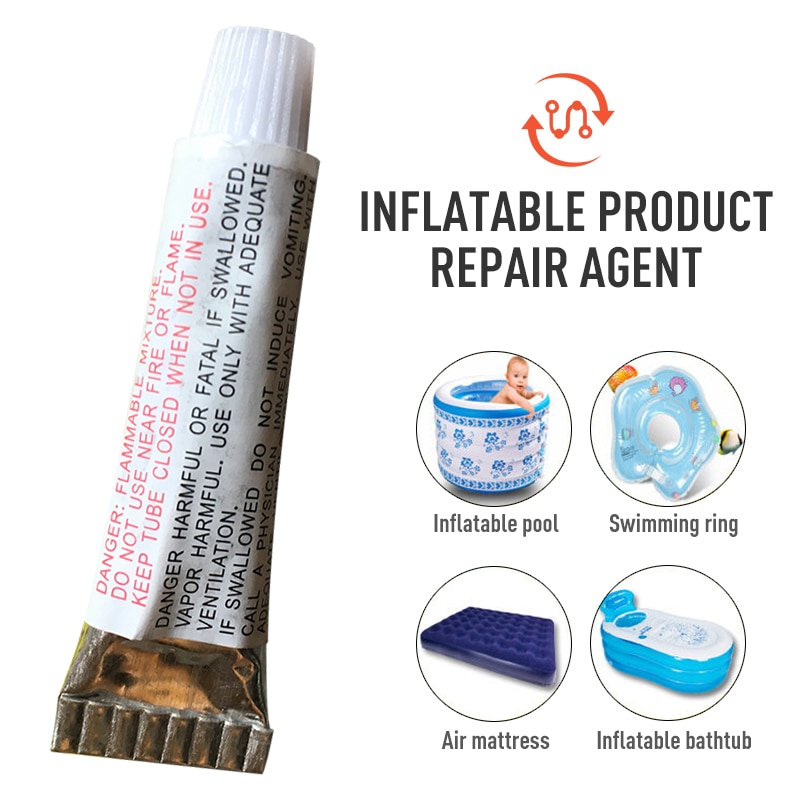 PVC Adhesive Inflatable Boat Repair Glue Puncture Repair Patch Glue Repair Kit Kayak Patches Glue Swimming Pool Accessories Tool