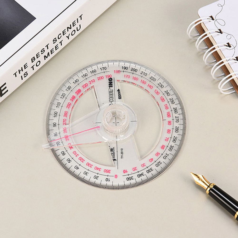 Woodworking Gadget Depth Measurement Measure Arm Ruler Gauge Tool Angle Engineer 360 Degree Protractor Angle Finder