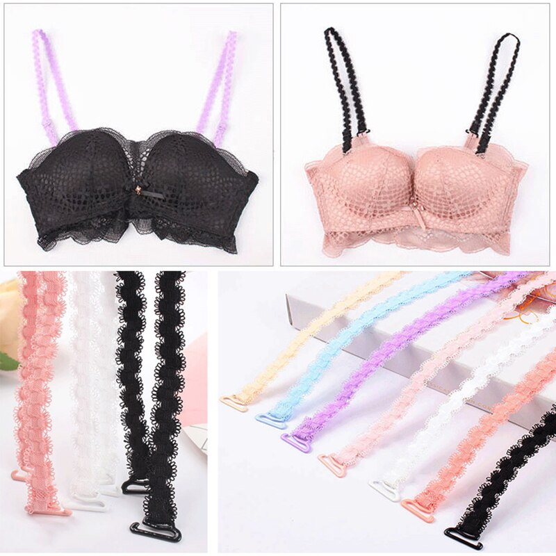 Wide Hook Underwear Straps Embroidery Shoulder Straps Lace Sexy Underwear Straps Intimates Bra Straps Accessories Sexy women