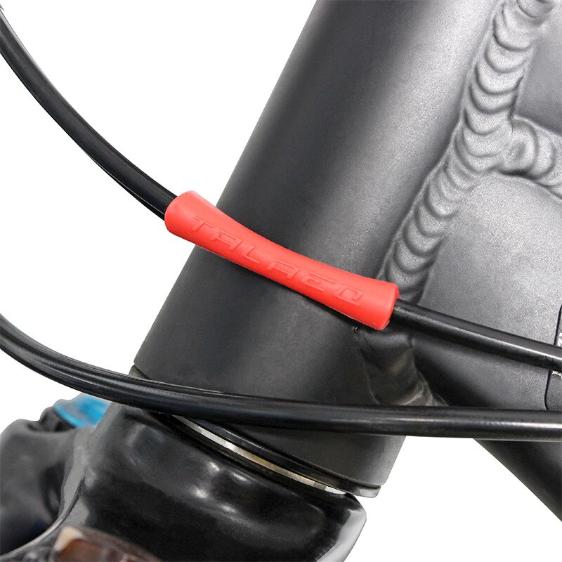 4pcs Bicycle Brake Cable Housing Mtb Rubber Protective Sleeve Brake Cable Protectors Guides Bike Accessories