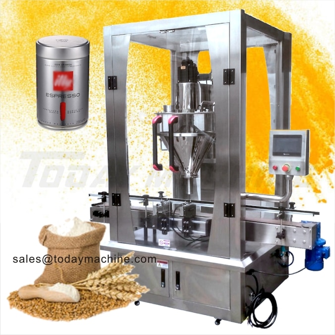 Powder filling machine production line/pen filling machine /automatic bottle can filling and seaming machine