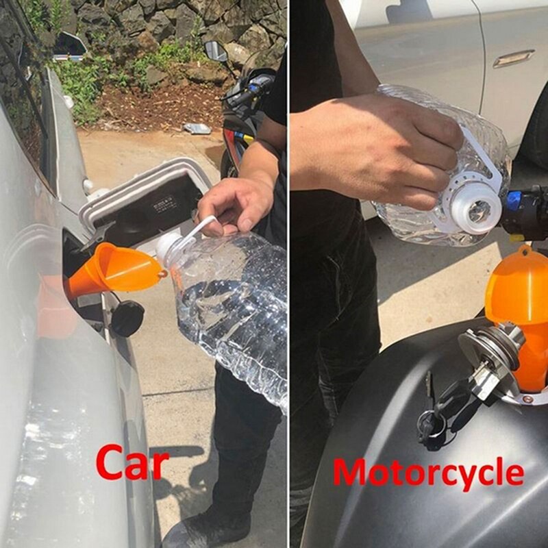 Funnel General Motorcycle Car Long Mouth Plastic Refueling Oil Liquid Spout Diesel Filling Tool Motor Car Accessaries