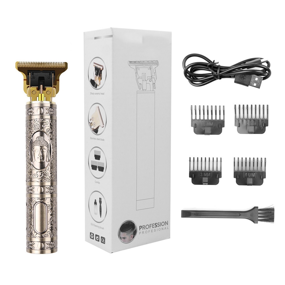 Electric Hair Cutting Machine Professional Beard Shaving Hair Trimmer Styling Kit Men Cordless USB Hair Clipper Barber