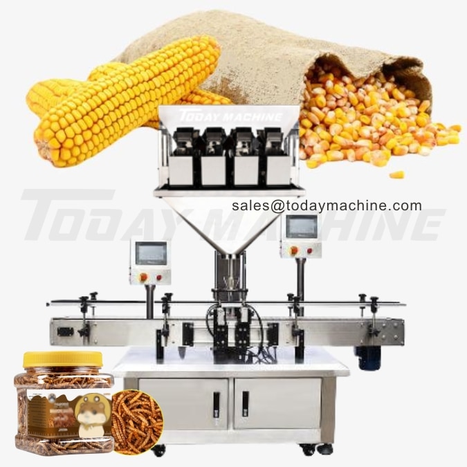 Food industry Coffee , Flour , Powder Granule Dispensing Machine rice Weighing and nuts Filling