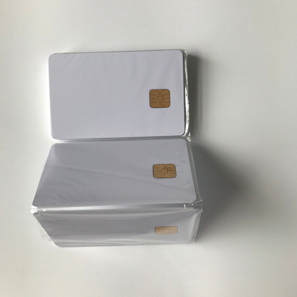 2000PCS/Lot Printable Blank Contact PVC Smart IC Card with Sle/FM4428 Chip For Epson/Canon Inkjet Printer