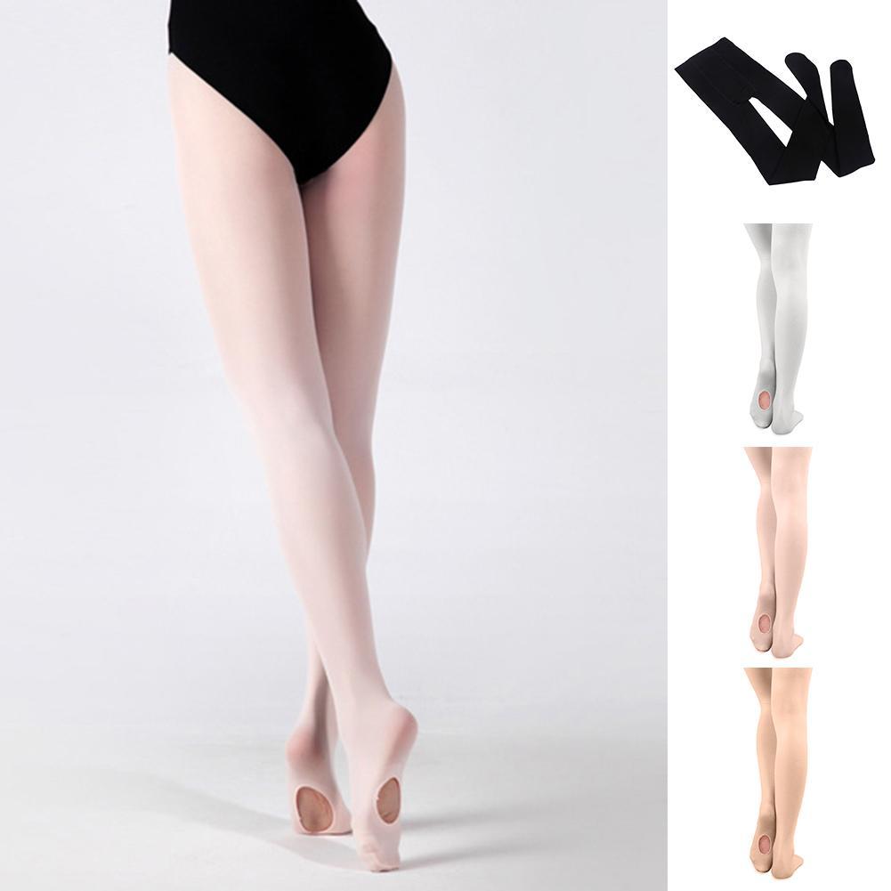 Convertible Tights Dance Stocking Footed Socks Ballet Pantyhose for Kids Adults Professional Dance Stocking Seamless 4 Colors