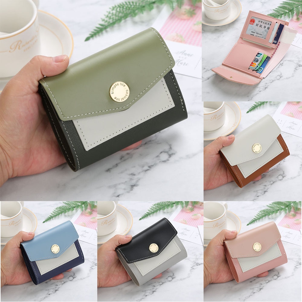 Short Credit Card Women Purse Wallets Female Zipper Wallet Mini Small