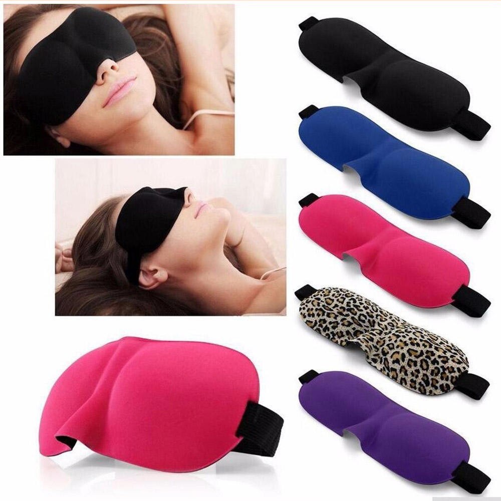 1pc 3d Sleep Mask Natural Sleeping Eye Mask Eyeshade Cover Shade Eye Patch Women Men New Soft Blindfold Travel Portable Eyepatch