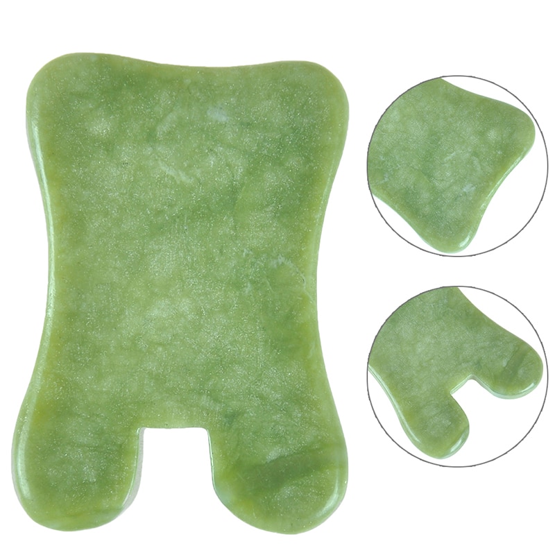 5Style Natural Jade Stone Guasha Board Massage Tool SPA Therapy GuaSha Massager Antistress Body Care Scraping Board