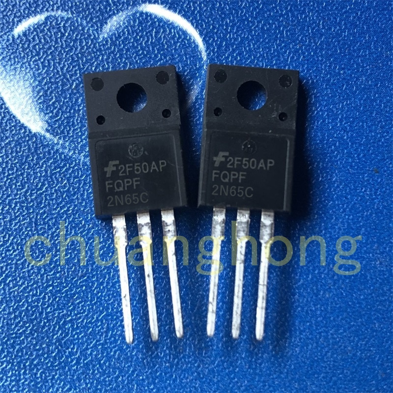 1pcs/lot Power triode FQPF2N65C 2A 650V new field effect transistor TO-220F